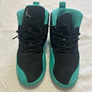 Jordan Sneakers Black and Teal
